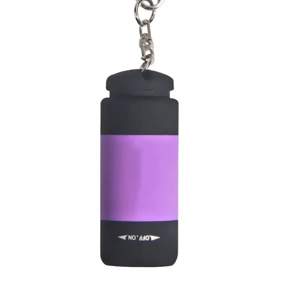 Plastic USB Charger LED Flashlight Keychain