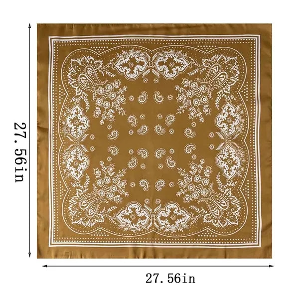 Retro Versatile Square Scarf