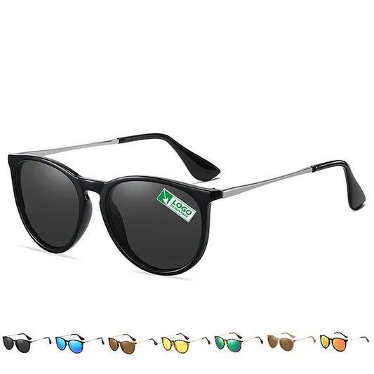 Retro Round Polarized Sunglasses