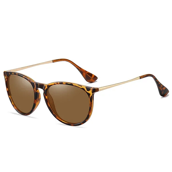 Retro Round Polarized Sunglasses
