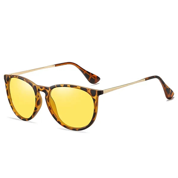 Retro Round Polarized Sunglasses
