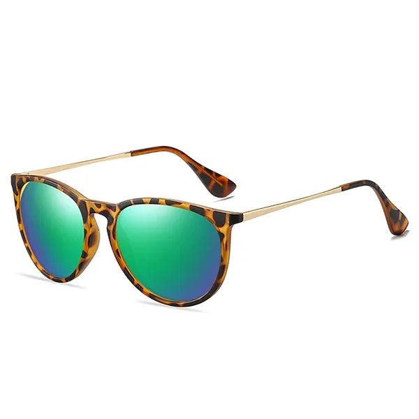 Retro Round Polarized Sunglasses