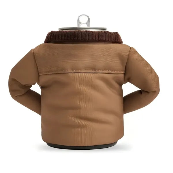 Jakcket Beverage Cooler Koozie
