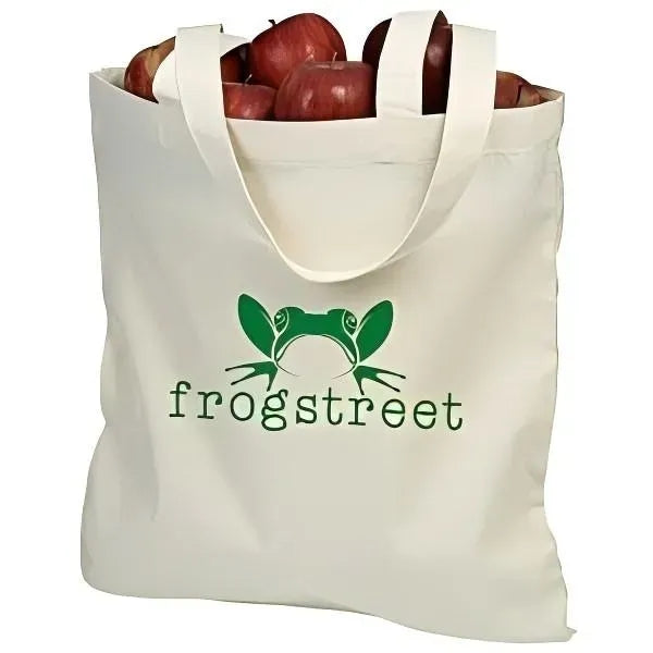 4oz Cotton Sheeting Natural Economy Tote - 15-1/2" x 15"