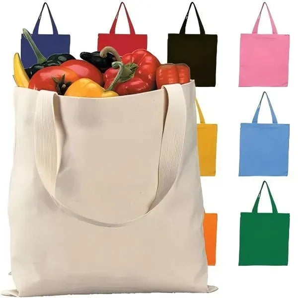 4oz Cotton Sheeting Natural Economy Tote - 15-1/2" x 15"