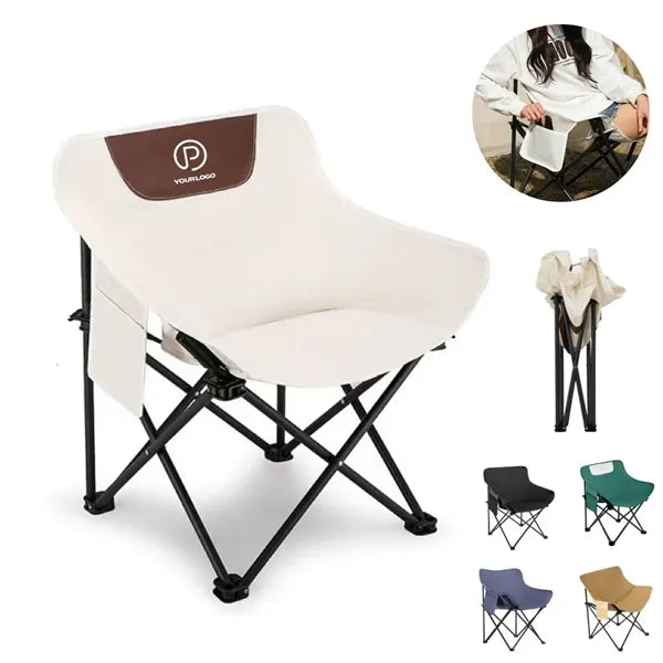 Portable folding camping chair with durable oxford fabric