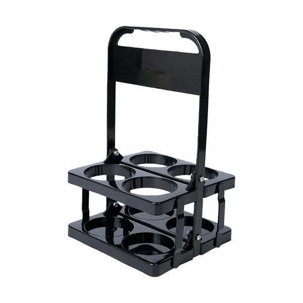 4-Hole Foldable Beer Rack with Handle