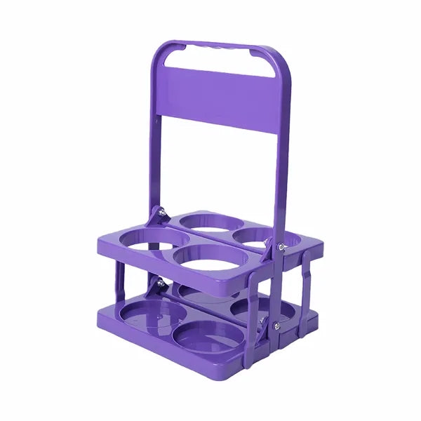 4-Hole Foldable Beer Rack with Handle