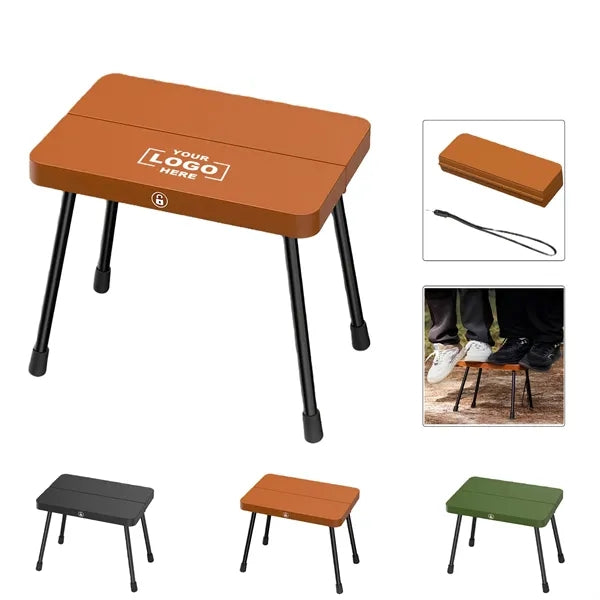Portable Aluminum Alloy Folding Stool for Outdoor Use