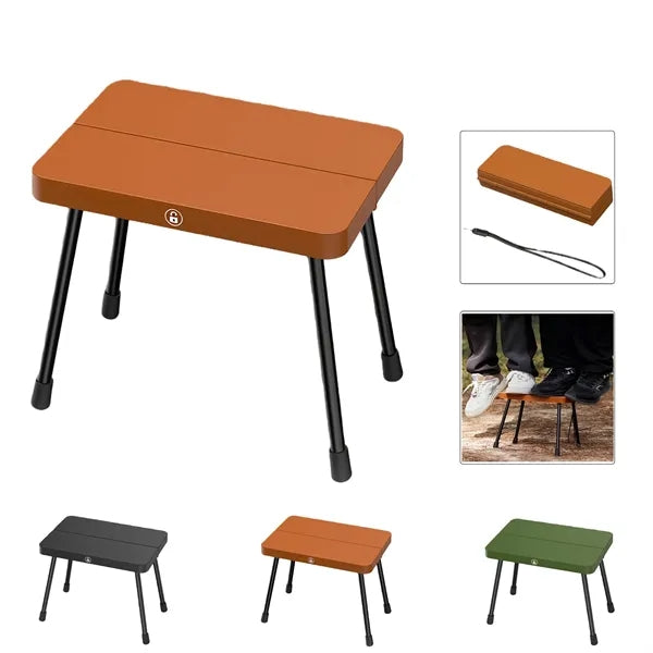 Portable Aluminum Alloy Folding Stool for Outdoor Use