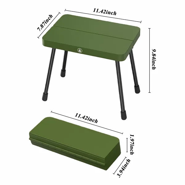 Portable Aluminum Alloy Folding Stool for Outdoor Use