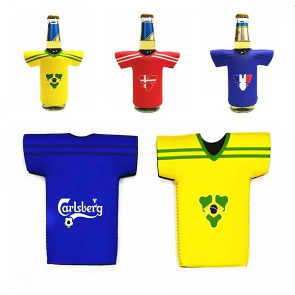World Cup Soccer Neoprene Beer Bottle Sleeve