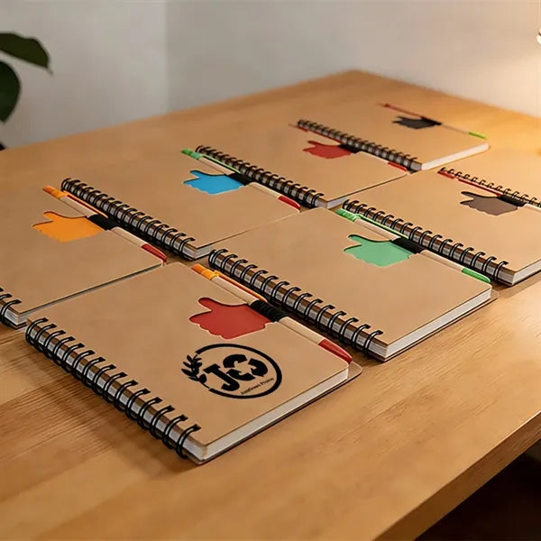 70 Pages Mini Kraft Wood Notebook Kit