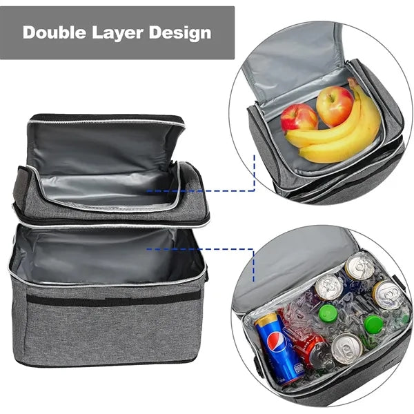 Portable Insulated Thermal Bag Lunch Cooler