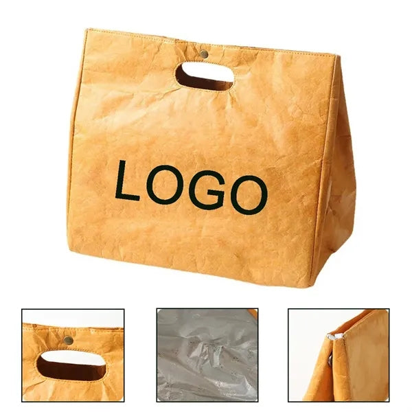 Portable Insulated Leak Proof Lunch Paper Bag