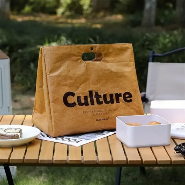Portable Insulated Leak Proof Lunch Paper Bag