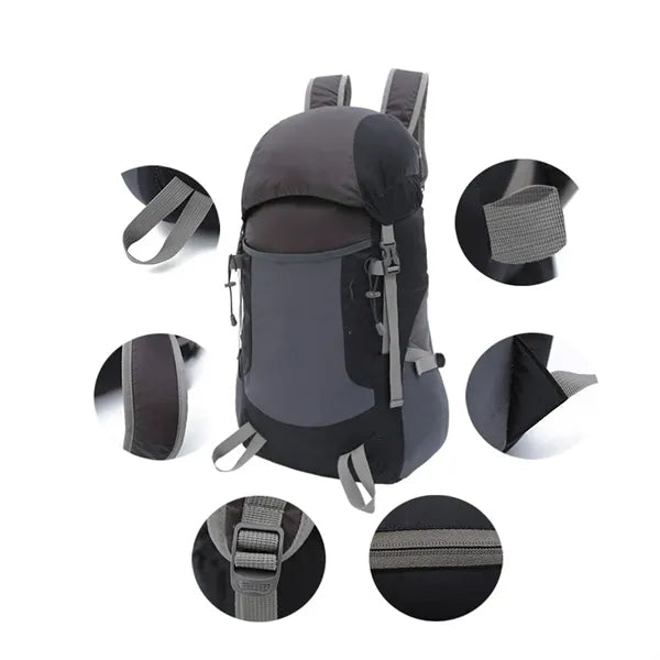 40L hiking backpack waterproof daypack for camping travel