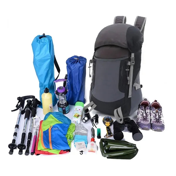 40L hiking backpack waterproof daypack for camping travel