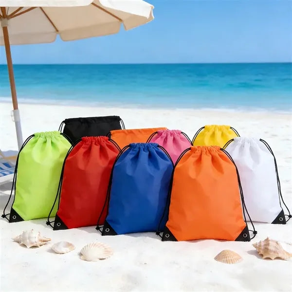 17 " Customized Polyester Drawstring Sport Backpack
