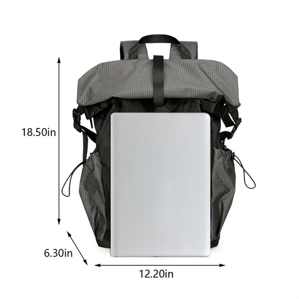 Large water resistant hiking backpack for camping travel