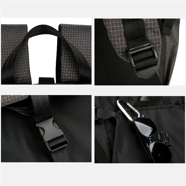 Large water resistant hiking backpack for camping travel