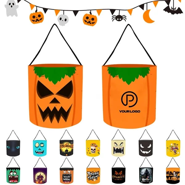 Halloween candy pumpkin buckets handbag for party birthday