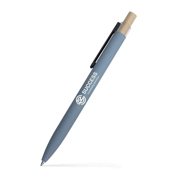 Bali Satin Soft Touch Gel Click Pen (Recycled Aluminum)