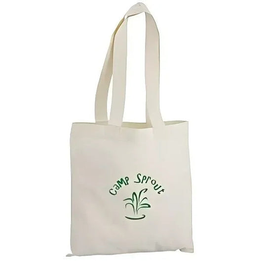 4 oz Cotton Sheeting Natural Economy Tote - 12-1/2" x 12"