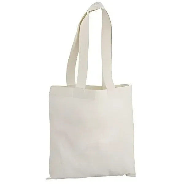 4 oz Cotton Sheeting Natural Economy Tote - 12-1/2" x 12"