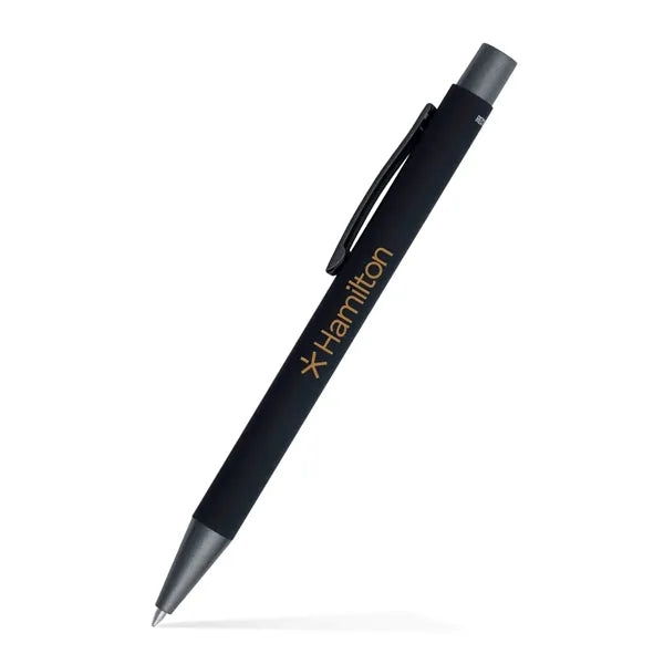 Fleetwood Satin Soft Touch Gel Click Pen (Recycled Aluminum)