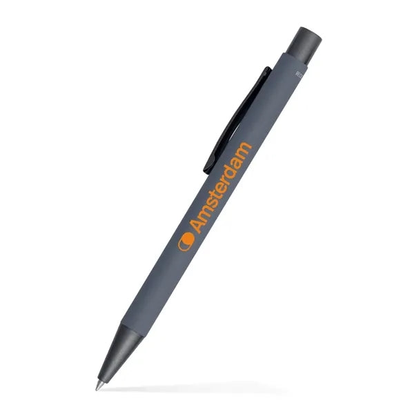 Fleetwood Satin Soft Touch Gel Click Pen (Recycled Aluminum)