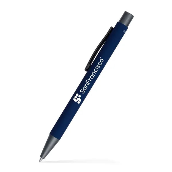 Fleetwood Satin Soft Touch Gel Click Pen (Recycled Aluminum)