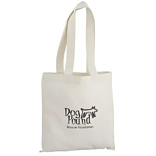 4 oz Cotton Sheeting Natural Economy Tote - 9-1/2" x 9"