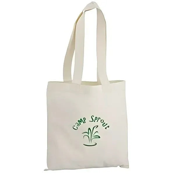 4 oz Cotton Sheeting Natural Economy Tote - 9-1/2" x 9"