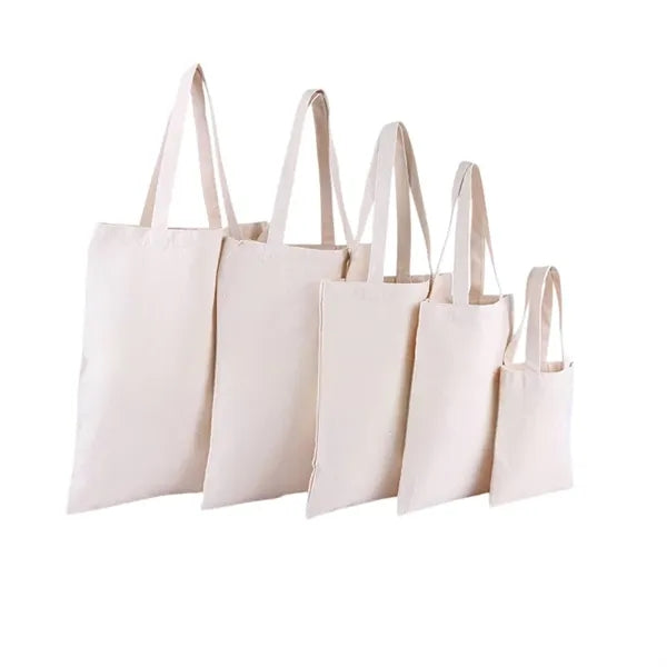 4 oz Cotton Sheeting Natural Economy Tote - 9-1/2" x 9"