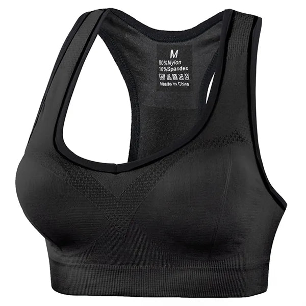 Seamless Wireless Sports Bra with 3D Shockproof