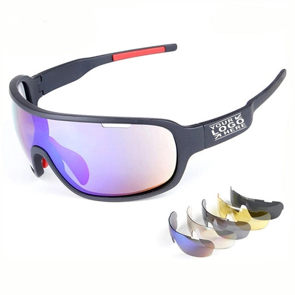 5 Lens TR90 Polarized Bicycle Sun Glasses