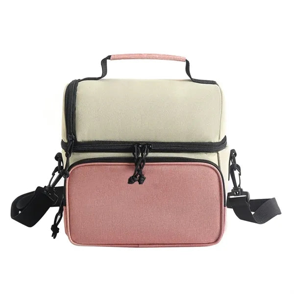 Double Layer Oxford Insulated Lunch Bag