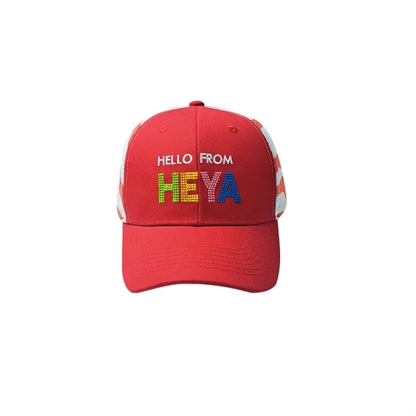 Heya custom made 6-Panel Patriotic American Flag Mesh Back