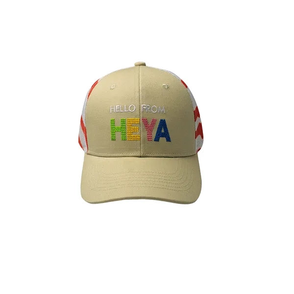 Heya custom made 6-Panel Patriotic American Flag Mesh Back