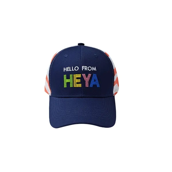 Heya custom made 6-Panel Patriotic American Flag Mesh Back
