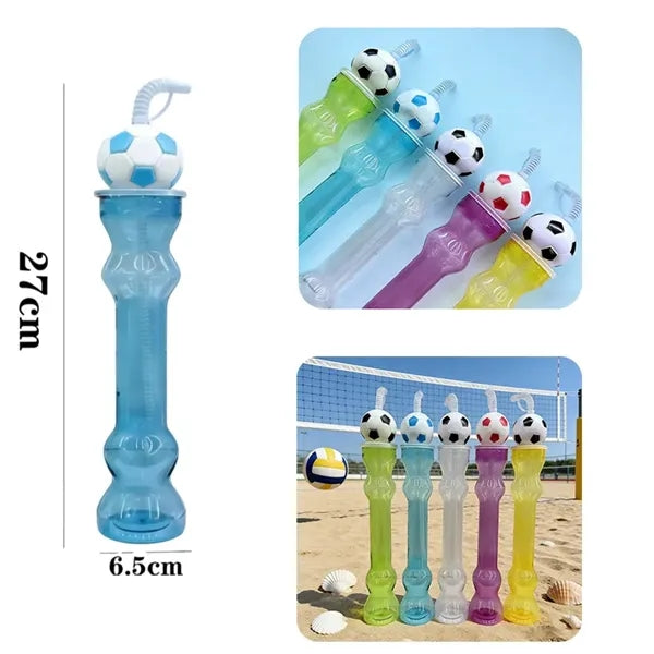 Soccer Ball Design Straw Cup