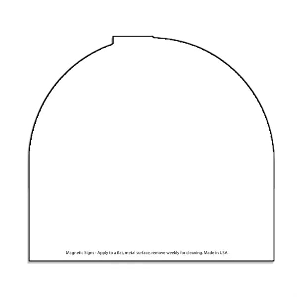 119-134 Sq. Inch Outdoor Custom 30 Mil Magnet