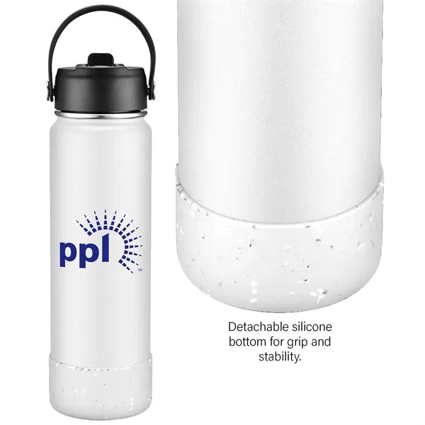 27oz. Stainless Steel Thermal Water Bottle with Flip Straw