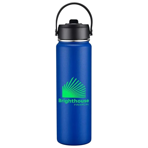 27oz. Stainless Steel Thermal Water Bottle with Flip Straw