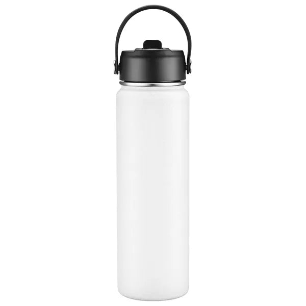 27oz. Stainless Steel Thermal Water Bottle with Flip Straw