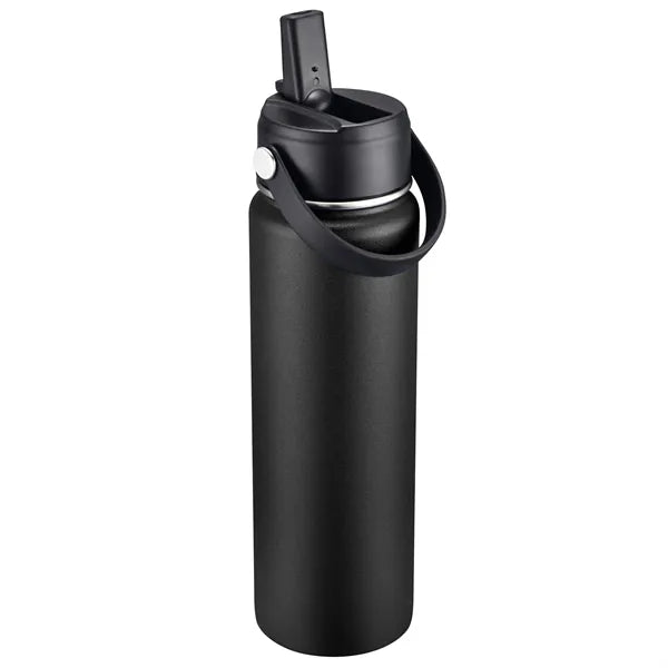 27oz. Stainless Steel Thermal Water Bottle with Flip Straw