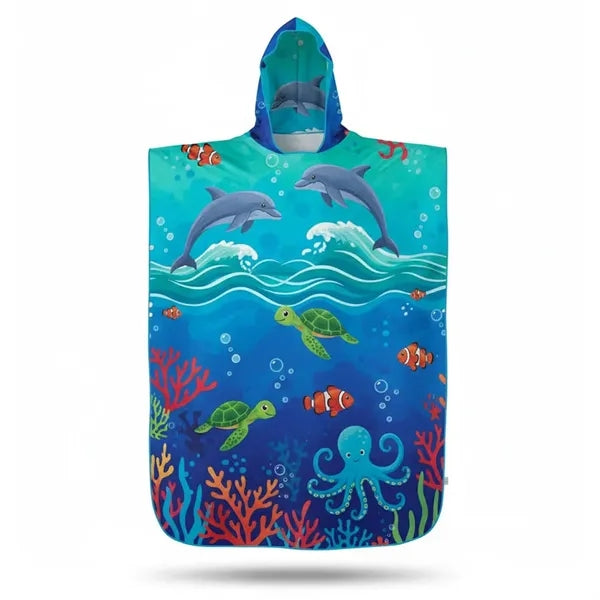 Adult Hooded Towel With Full Color Print