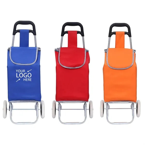 Foldable Shopping Cart For Supermarket Trolley