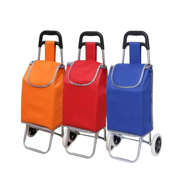 Foldable Shopping Cart For Supermarket Trolley
